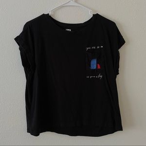 Uniqlo Andy Warhol Black Short Sleeve Shirt